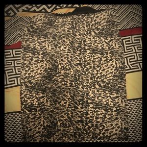 Cheetah print Pencil skirt